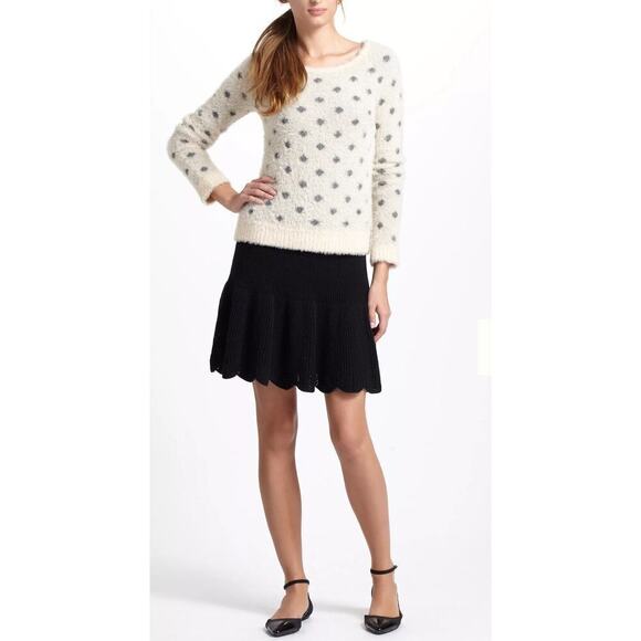 B6 Anthropologie Moth Wool Blend Sweater Womens Large Normcore - Picture 1 of 8